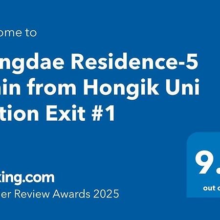 Hongdae Residence-5 1Min From Hongik Uni Station Exit #1 Seoul Exterior foto